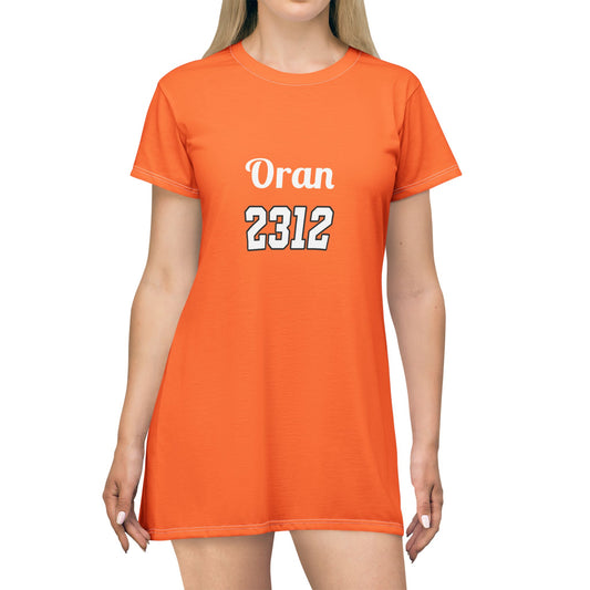 The 2312 t-shirt dress cosmic orange edition