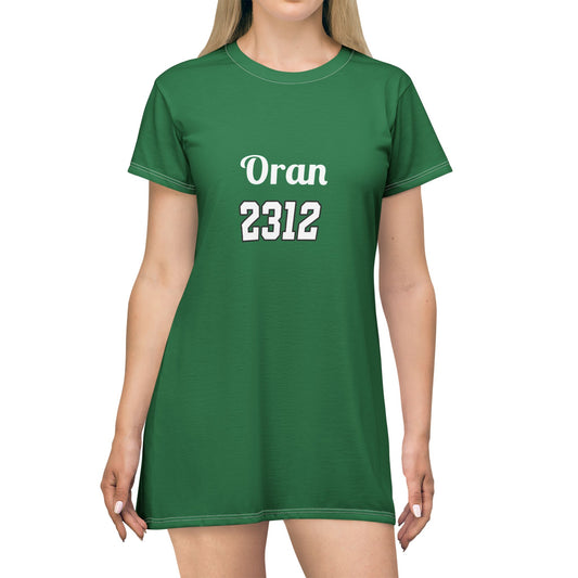 The 2312 t-shirt dress emerald green edition