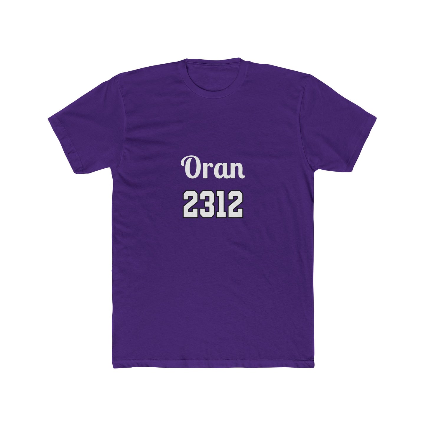The 2312 cotton t-shirt purple edition