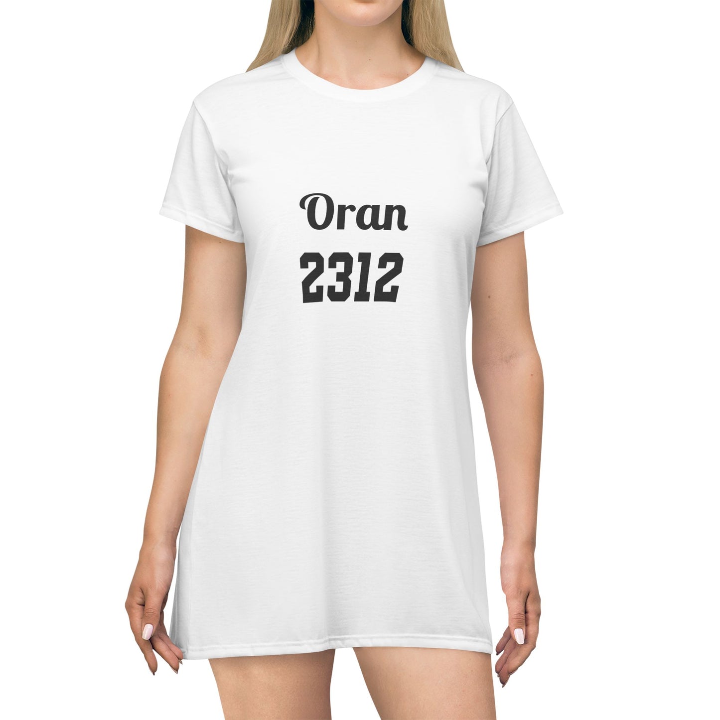 The 2312 t-shirt dress white edition