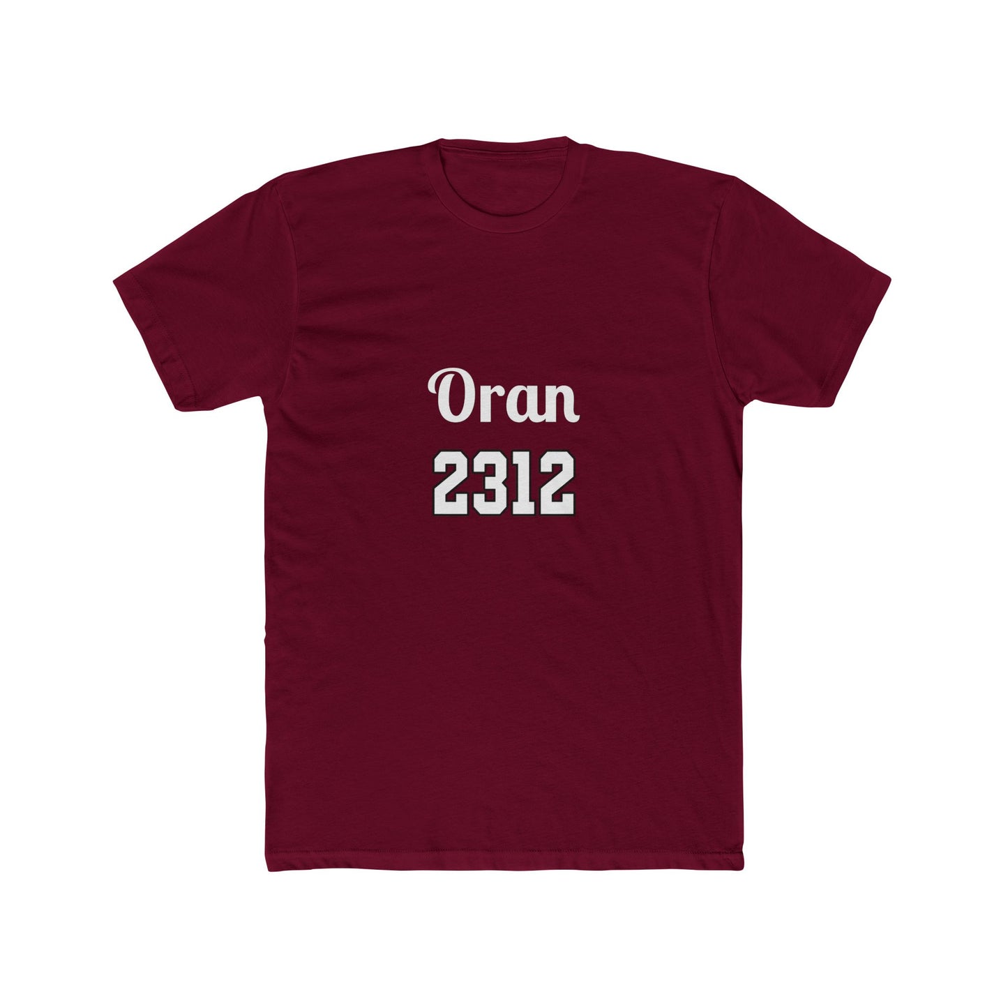 The 2312 cotton t-shirt dark cherry edition