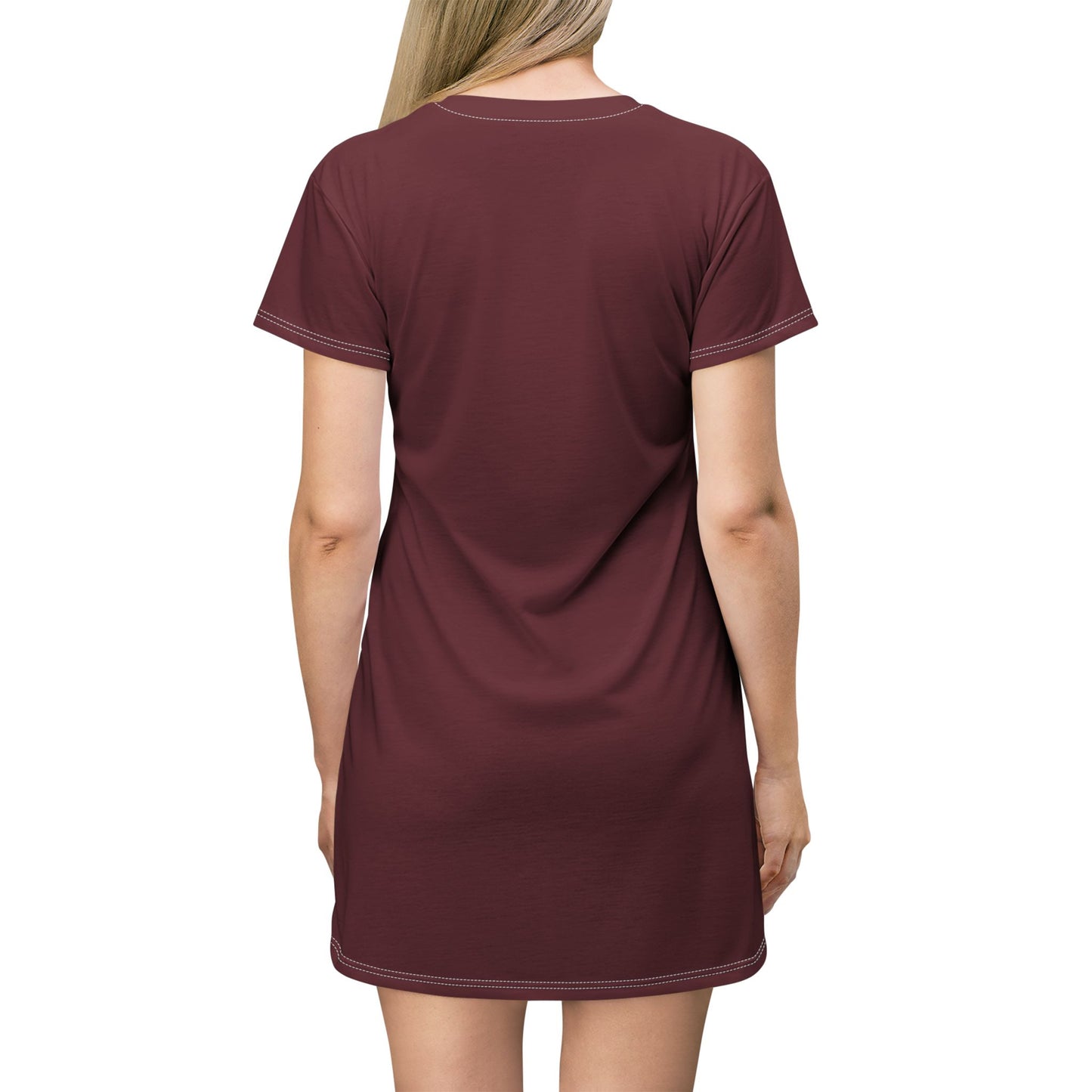 The 23 t-shirt Dress Dark Cherry edition by Malyk