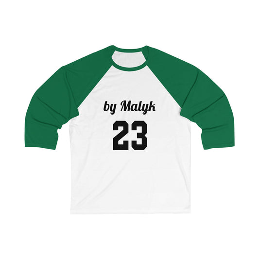 The 23 by Malyk edition Unisex 3\4 Sleeve Baseball Tee