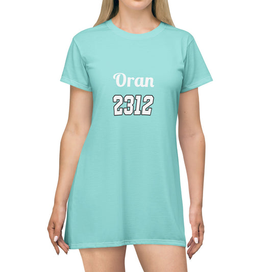 The 2312 t-shirt dress turquoise edition