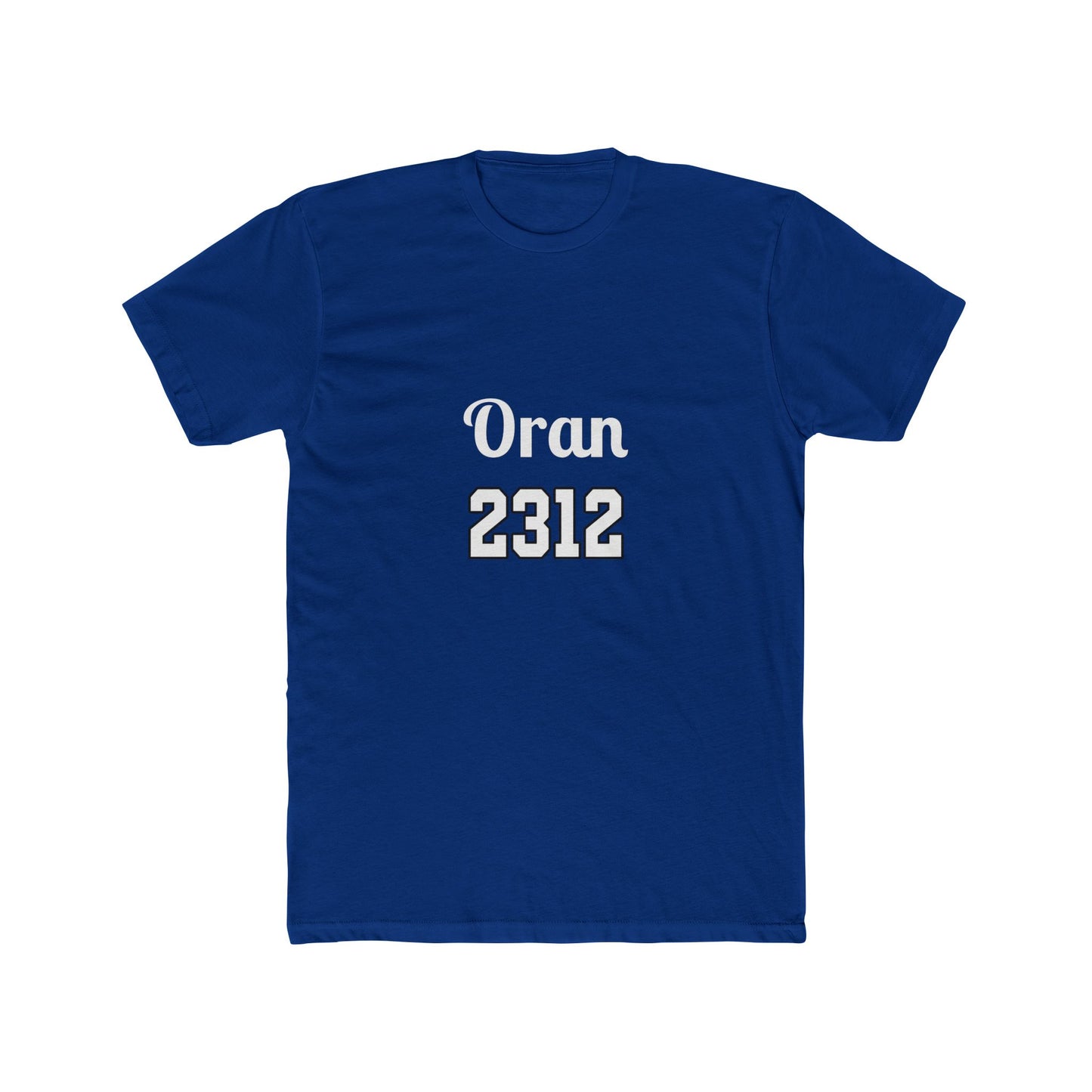 The 2312 cotton t-shirt royal blue edition