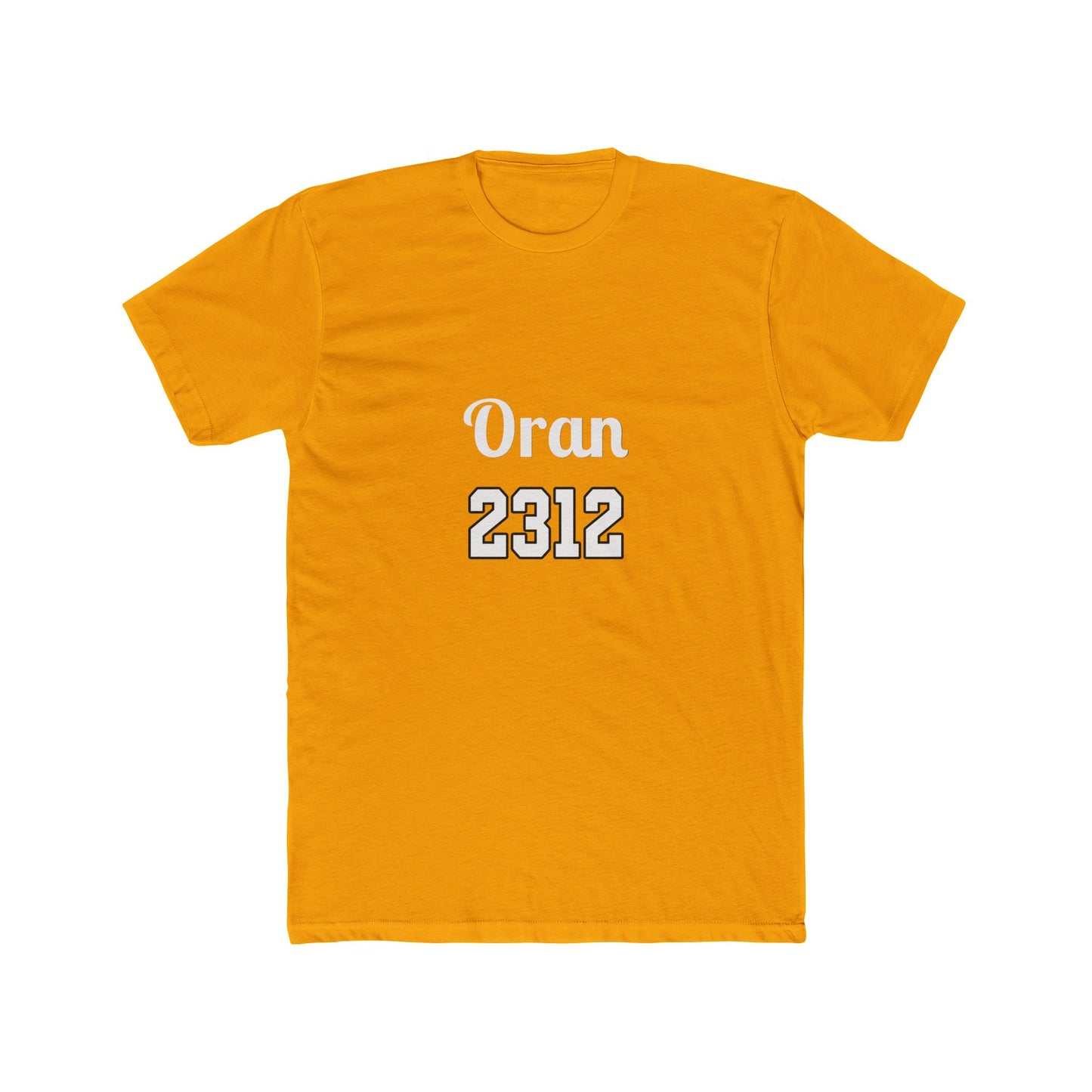 The 2312 cotton t-shirt gold edition