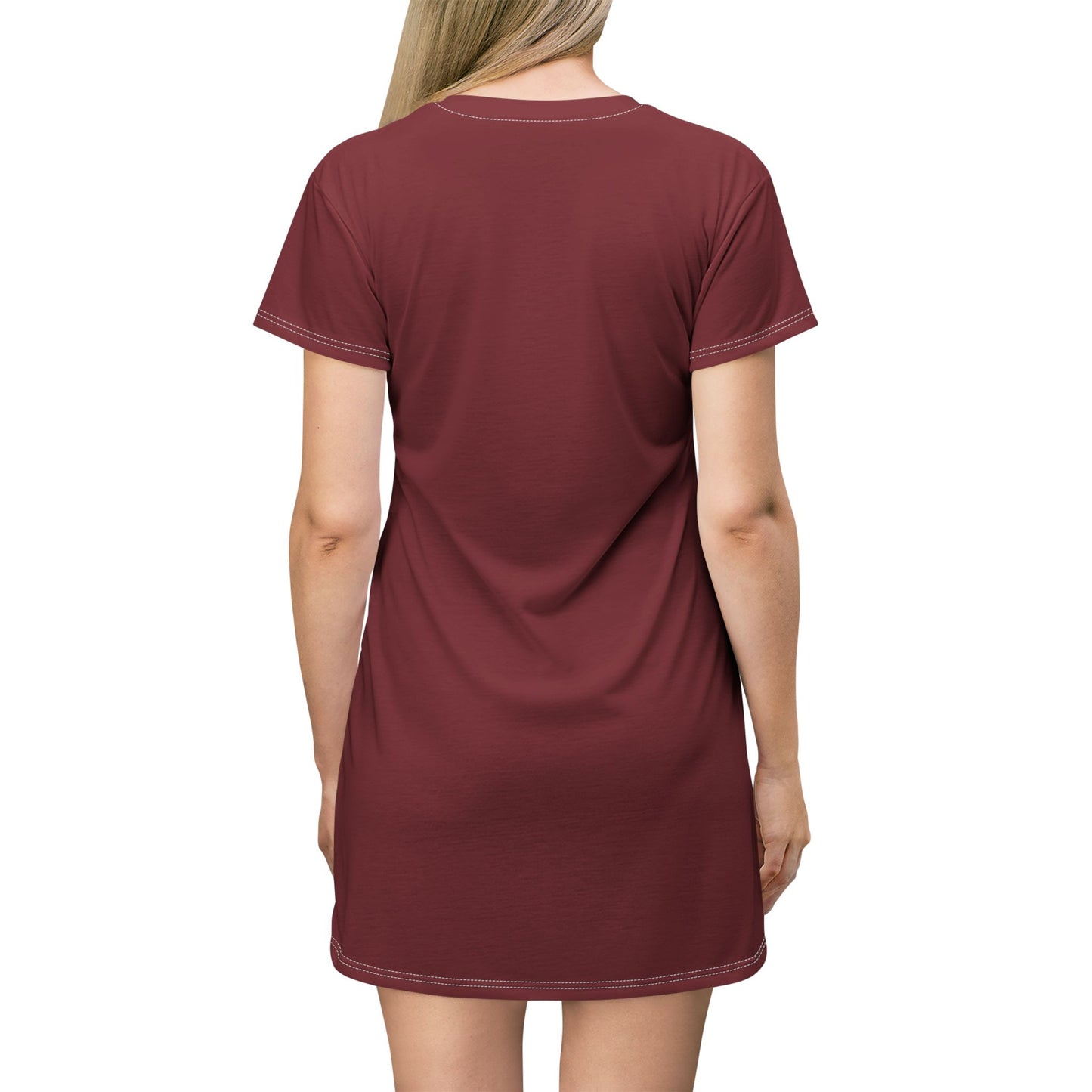 The 2312 t-shirt dress dark cherry edition